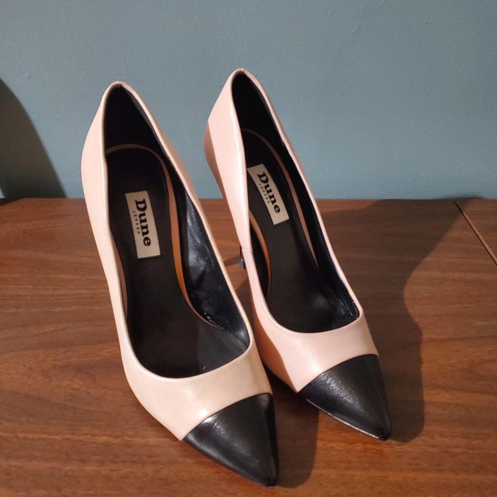 🤩 1 DAY ONLY!!! Dune London Pink & Black Stillettos